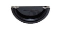 117MM DEEP FLOW GUTTER STOP END - EXT.  BLACK