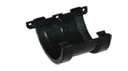 117MM DEEP FLOW GUTTER UNION            BLACK