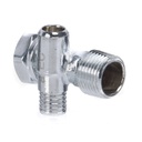 CHROME Radiator Drain Off 1/2" M x F CP
