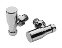 ANGLED TOWEL RAIL RAD VALVES (PR) *RND* CP