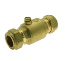 BRASS CHECK VALVE 28MM FULL FLOW       HP