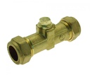 BRASS DOUBLE CHECK VALVE 22MM