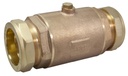 BRASS DOUBLE CHECK VALVE 54MM DZR
