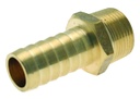 BRASS NOZZLE 1/2" BSP MALE TAPER X 10MM O.D