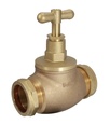BRASS STOPCOCK 54MM X 54MM BS1010  GUNMETAL