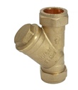 BRASS Y STRAINER 22MM X 22MM COMPRESSION