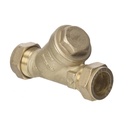 BRASS Y STRAINER 28MM X 28MM COMPRESSION