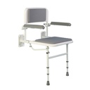 BTX PADDED SH SEAT + ARMS AND BACKREST