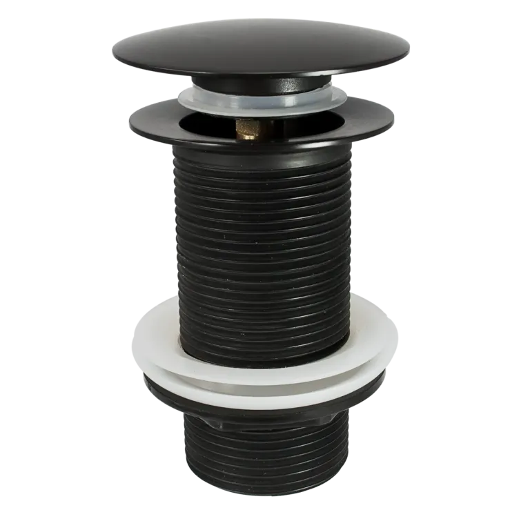 EMB BLACK C/C BASIN WASTE 1.1/4” UNSLOTTED