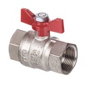 FULLBORE BUTTERFLY VALVE  3/4"  FXF  RED
