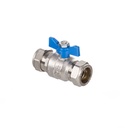 FULLBORE BUTTERFLY VALVE 28MM X 28MM BLUE