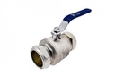FULLBORE LEVER VALVE 35MM X 35MM    BLUE