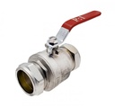 FULLBORE LEVER VALVE 32mm x 32mm RED