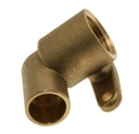 GAS BAYONET SOCKET EF ANGLED WALL PLATE