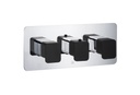 JTP AXEL THERMO  2 OUTLET SH VALVE M. BLACK