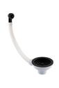 JTP BASKET STRAINER WASTE ROUND OF MT BK