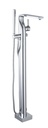 JTP CURVE FLOOR ST&ING BATH SH MIXER WITH KIT