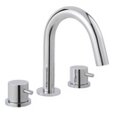 JTP FLOR 3 HOLE DECK MOUNTED BASIN MIXER
