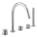 JTP FLOR 5 HOLE BATH & SH MIXER