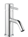 JTP FLOR ROUND SL BASIN MIXER WITHOUT POP UP