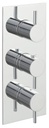 JTP FLOR TH CONCEALED 2 OUTLET SH VALVE, VERT
