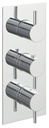 JTP FLOR TH CONCEALED 3 OUTLET SH VALVE, VERT