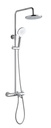 JTP FLOR TH SH POLE, ADJUSTABLE WITH OVERHEAD
