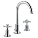 JTP GROS CROSS 3 HOLE DM BASIN MIXER SWIVEL S
