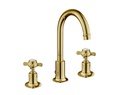 JTP GROV 3 HOLE BASIN MIXER WITH SWIVEL SPOUT