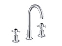 JTP GROV 3 HOLE BASIN MIXER WITH SWIVEL SPOUT