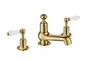 JTP GROV 3 HOLE DECK MOUNTED BASIN MIXER, P G