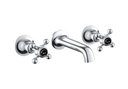 JTP GROV 3 HOLE WMBASIN MIXER, BLACK INDICES