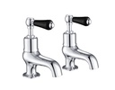 JTP GROV BATH TAPS, BLACK LEVER