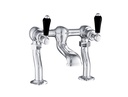 JTP GROV DECK MOUNTED BATH FILLER, BLACK LEVE