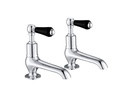 JTP GROV LONG NOSE BASIN TAPS, BLACK LEVER