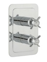 JTP GROV TH CONCEALED 2 OUTLET SH VALVE VERT,