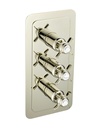 JTP GROV TH CONCEALED 2 OUTLET SH VALVE VERT,