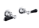 JTP GROV WALL VALVES 1/2, BLACK LEVER