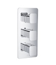 JTP HIX TH CONCEALED 3 OUTLET SH VALVE