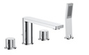 JTP HUGO 4 HOLE DM BATH/SH MIXER