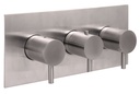 JTP INOX TH CONCEALED 2 OUTLET SH VALVE, HORI