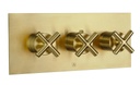 JTP SOLEX TH CONCEALED 3 OUTLET SH VALVE, HOR