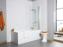 KT BATH SCREEEN 1400 X 800MM STRAIGHT